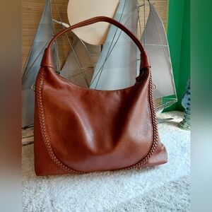 Malibu Skye Claire Pvc Brown Handbag